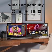 Écran portable de 15,6 pouces pour jeux, travail, ordinateur portable, moniteur portable avec entrée USB de type C