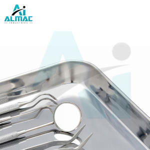 ชุดเครื่องมือผ่าตัดทางทันตกรรม ALMAC 2025 คุณภาพสูง ถาดใส่เครื่องมือสี่เหลี่ยม สแตนเลสสตีล ป้องกันสนิม ได้รับมาตรฐาน CE ISO13485 พร้อมโลโก้สั่งทำพิเศษ - Product Image 6