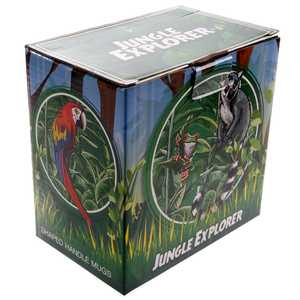 Ensemble de 2 tasses en forme de perroquet ara au design original pour cadeaux - Henkel 3-D - Product Image 2