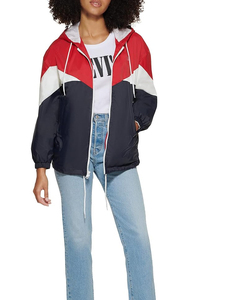 El mejor estilo OEM, venta al por mayor, chaqueta cortavientos para mujer, chaqueta cortavientos cómoda personalizada de tela de tendencia superior para mujer, chaqueta cortavientos personalizada - Product Image 5