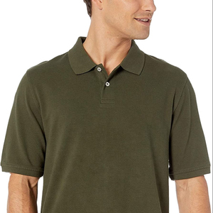 Vente en gros ODM de polos à manches courtes brodés avec logo personnalisé nouveau modèle imprimé pour hommes t-shirts unis en polyester/coton - Product Image 5