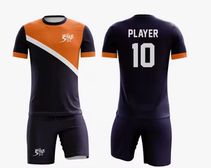 ชุดเครื่องแบบฟุตบอลแบบกำหนดเองของเยาวชนผ้าดูดความชื้นและชื่อผู้เล่น - Product Image 3