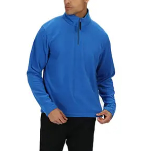 Sweat-shirt pour homme en tissu respirant à prix de gros, avec col montant zippé, design de logo personnalisé, manches longues pour homme avec service OEM - Product Image 5