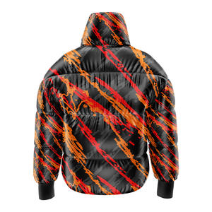 Chaqueta Acolchada Ligera e Impermeable con Cuello Alto, Personalizada con Diseño 3D Impreso por Transferencia de Calor, Ropa Exterior Cortavientos - Product Image 5