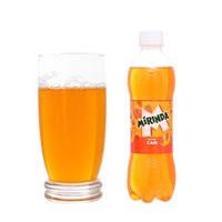 Beste Prijs Mirindaa Sinaasappelsmaak Koolzuurhoudende Dranken Fles 390Ml Dranken Frisdranken Voor Export Uit Vietnam
