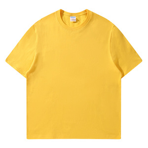 Vente en gros pas cher 27 couleurs col rond manches courtes uni T-shirt blanc pour hommes T-shirt unisexe imprimé LOGO publicitaire pour hommes - Product Image 4