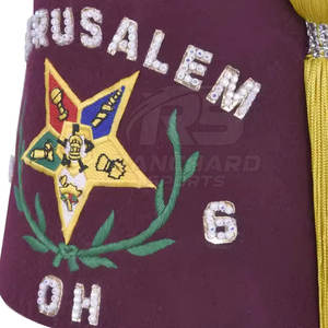 Chapeau Fez Shriner maçonnique traditionnel, chapeau Fez maçonnique traditionnel avec broderie, chapeau Fez maçonnique - Product Image 5