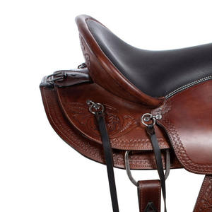 Sillín personalizable de estilo occidental para carreras de caballos de cuero puro de alta calidad a un precio razonable para propietarios de caballos - Product Image 4