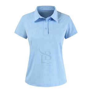 Ropa deportiva para mujer, polos de manga corta de golf, camisetas de polo de poliéster de nailon de secado rápido, camisetas transpirables al por mayor, tarifa OEM personalizada - Product Image 2