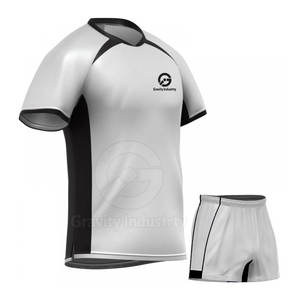 Tenues de rugby de qualité supérieure 100% polyester respirant pour hommes adultes - Personnalisable - Product Image 2