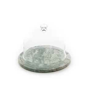 Support de serveur de gâteau de finition antique de forme personnalisée avec décor de table de dôme en verre pour hôtel et maison support de serveur de gâteau - Product Image 6