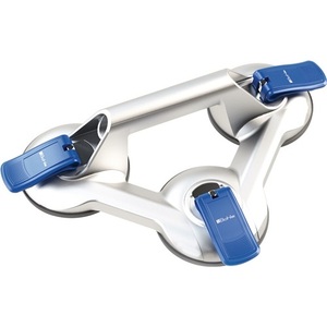 VERIBOR 3-Head Aluminum Suction Lifter 100kg Load Capacity with 120mm Head Diameter <b>Squeegee</b> Product - Product Image 1