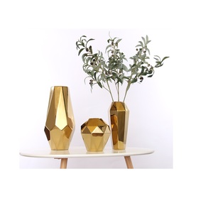 Florero de Metal moderno único Vintage 2022, cantidad a granel de alta calidad, fabricante de compradores comerciales personalizados, jarrón de suelo - Product Image 1