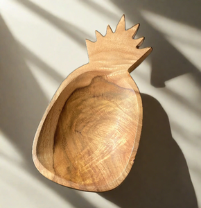 Bol de service en bois Forme d'ananas Design unique Bol en bois au design moderne au meilleur prix - Product Image 5