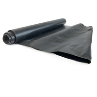 Vietnam Factory-200um hitam plastik/terpal Roll untuk Builder Film plastik/plastik tingkat konstruksi terpal plastik untuk pembeli