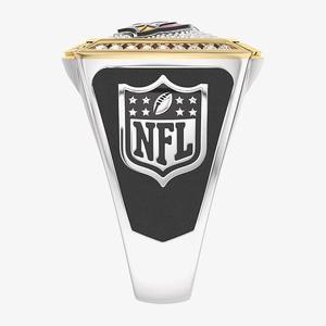 Bague de championnat Arizona Cardinals 1/2 carat entièrement personnalisée, bicolore, sur mesure, pour lycée et université, en alliage de moissanite, style hip-hop - Product Image 3