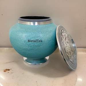 Tealight <b>Candle</b> Memorial Cremation Urns For Ashes American Adult Style Funeral Decorative Urns Wholesale Low Price Burial Jars - Product Image 2