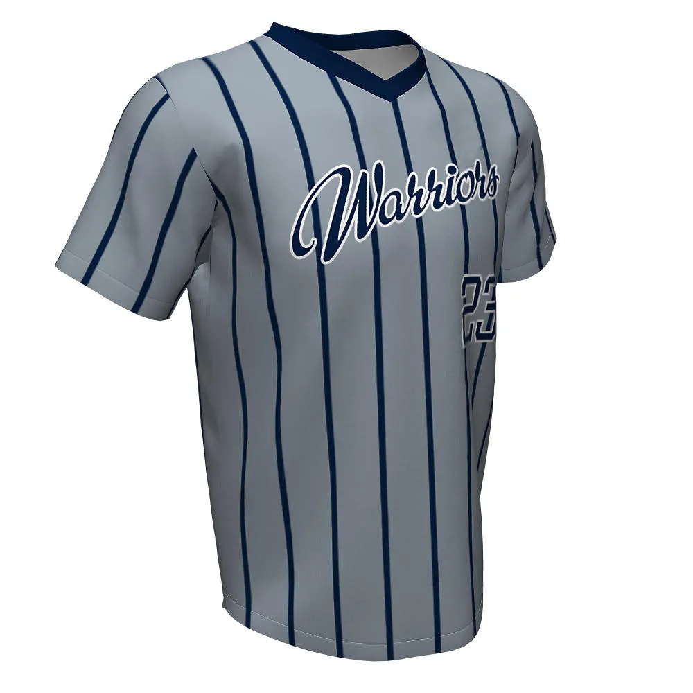 Hochwertiges Baseball-Trikot Hot Sale Custom Fashion V-Ausschnitt Krieger 23 Sport bekleidung Uniform New Stitched Baseball Shirt