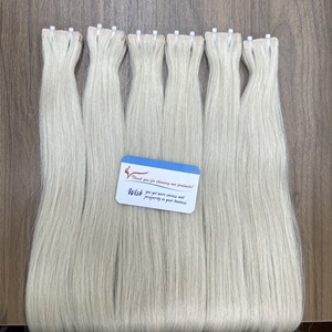 Vente en gros extension de cheveux ruban adhésif vierge double dessiné extensions de cheveux 100% cheveux humains remy grand stock prêt à expédier - Product Image 2