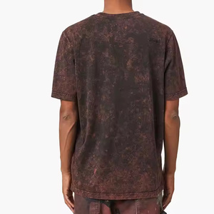 Factory Direct Logo personnalisé T-shirt délavé à l'acide pour hommes High Street Best Design dans de nouvelles couleurs différentes quantité minimale de commande bas - Product Image 4