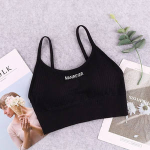 Soutien-gorge de sport pour femme, nouveau modèle, en coton, réglable, respirant, coupe courte, imprimé sexy, pour le yoga, confortable - Product Image 5