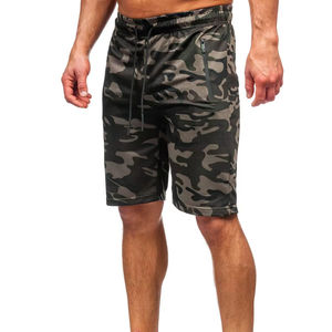 <b>Men's</b> Dark <b>Green</b> Quick Dry Mesh Camo Cargo <b>Shorts</b> Custom Logo Lightweight Workout Running Casual Style Low MOQ - Product Image 1