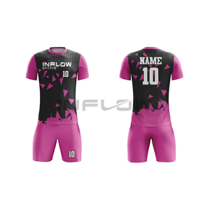Camiseta de fútbol personalizada de secado rápido, Conjunto de camiseta de fútbol, camiseta de fútbol de tela de poliéster 100%, productos de camiseta de equipo - Product Image 2