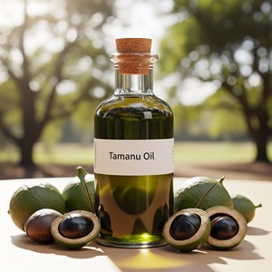 Aceite de Tamanu prensado en frío puro, venta al por mayor, aceite de semilla de Calophyllum Inophyllum para el cuidado de la piel y el crecimiento del cabello, calidad de exportación - Product Image 5