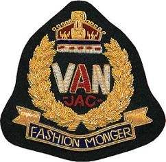 Haute Qualité Personnalisable Mode Patch Badges Nouveau Design Bullion Fil Broches Bas Prix En Cuir Brodé Tissu En Gros - Product Image 3