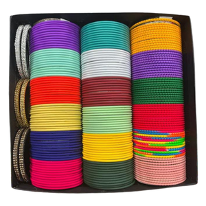 Fabricantes Profesionales de Conjuntos de Brazaletes de Novia Modernos y a la Moda en Colores y Tamaños Personalizados, Servicios OEM/ODM, Conjuntos de Churiya para Bodas, Regalos para el Eid - Product Image 5