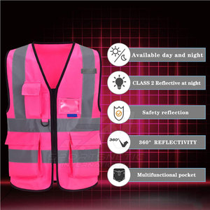Chaleco de Trabajo, Chaleco de Seguridad para Fábrica, Almacén y Lugares de Trabajo al Aire Libre - Product Image 4