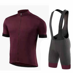 Conjunto personalizado de camiseta y uniforme de ciclismo para hombre, ropa de ciclismo personalizada de poliéster 100% para ciclistas activos - Product Image 1
