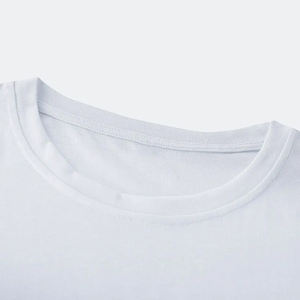 Offre Spéciale de haute qualité 300 Gsm col épais lourd surdimensionné t-shirt personnalisé broderie impression 100% coton hommes t-shirt blanc - Product Image 6