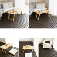Revêtement de sol autoportant en PVC de qualité supérieure, moderne, carré, à emboîtement double, étanche, pour sous-sol, jardin, salle de sport, entrepôt, salle de bain