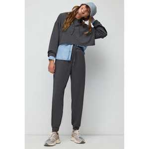 กางเกงจ็อกเกอร์ผ้าวิสโคส/โพลีเอสเตอร์สัมผัสนุ่มสำหรับผู้หญิง ไม่ยับและเนียนเรียบเหมาะสำหรับกิจกรรมกลางแจ้ง - Product Image 2