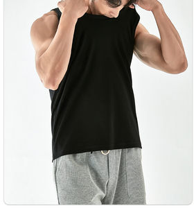 Haute Qualité 3XL Couleur De Base 50 Count 100% Pima Coton Gym Débardeur Plus La Taille Hommes Débardeurs - Product Image 1