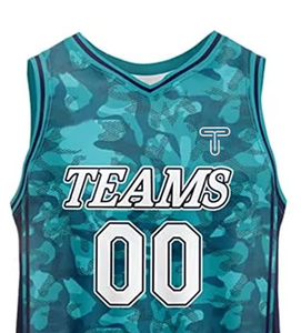 Ensemble de vêtements de basket-ball respirants personnalisables OEM Uniformes sportifs pour équipes de jeunes avec logo personnalisé imprimé - Product Image 4