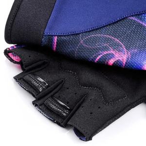 Gants de vélo de haute qualité en sublimation pour hommes, gants de cyclisme demi-doigts, gants de sécurité pour moto, VTT, pour les motards - Product Image 6