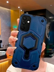 Funda de Uso Rudo con Soporte Hexagonal, Protección de Cámara, Funda Reforzada, Diseño de Armadura, Protección 360, Soporte de Anillo Magnético - Product Image 5