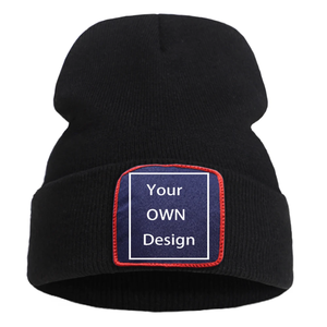 2025 Best Selling Wholesale Knitted Winter Beanie Hats Unisex Cuffed & Cuffless Sublimation Print Beanie Skull <b>Cap</b> Custom Beanie - Product Image 2