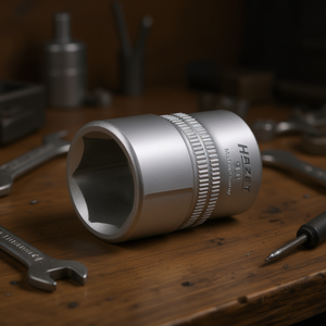 Hazet 1/2'' 6-Point Square <b>Socket</b> with Traction Profile and Knurling - Product Image 3