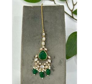 Pendientes de Araña con Diamantes y Kundan, Chapados en Oro, de Latón de Primera Calidad, Elegantes y Glamurosos, para Mujeres y Niñas, Ideales para Fiestas y Bodas - Product Image 1