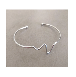 2024 June Buy Latest Light Weight Jewelry Famous La Tomatina wedding <b>bracelet</b> Bangle Laser Cut Golden Polished for Women - Product Image 2