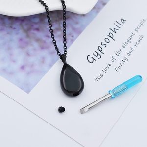 Colliers d'urne en métal avec cœur pour cendres Bijoux de crémation Pendentif en frêne pour femmes et hommes Taille unique personnalisée - Product Image 2