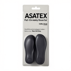 Chaussures de sécurité à enfiler ASATEX, taille 45-46, gris - Product Image 3