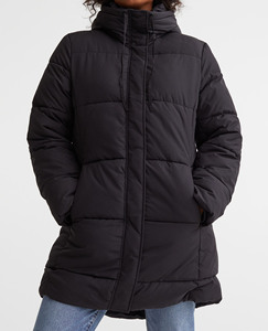 Cotton Filling Dyed 2026 New Lightweight <b>Women's</b> Plus Size Outdoor Winter Waterproof Hooded Collar Hip Hop Puffer <b>Jacket</b> - Product Image 4