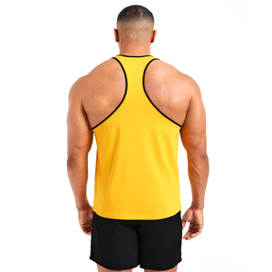 2025 Servicio OEM Diferentes colores amarillos Buena calidad Nuevo estilo Fitness Gym Wear Levantamiento de pesas Stringers POR INDUSTRIAS INCREÍBLES - Product Image 2