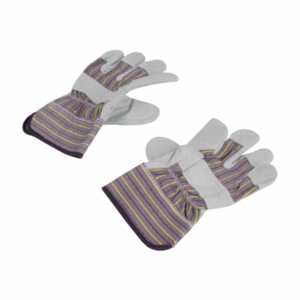 Gants de sécurité de travail en cuir de vachette de qualité supérieure Gants de protection des mains gréeur canadien industriel en coton robuste - Product Image 4