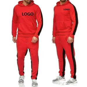 OEM Hombres Eco-Friendly Casual Streetwear Sudadera con capucha Athletic Jogger Sudadera con capucha Pantalones de chándal Personalizado Sólido Chándal - Product Image 6