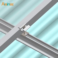 AISINEE Alüminyum Alaşımlı Çatı Güneş Paneli Montaj Sistemi - Oluklu Metal Çatı Montajı için Yüksek Stabiliteye Sahip PV Braket Kiti
